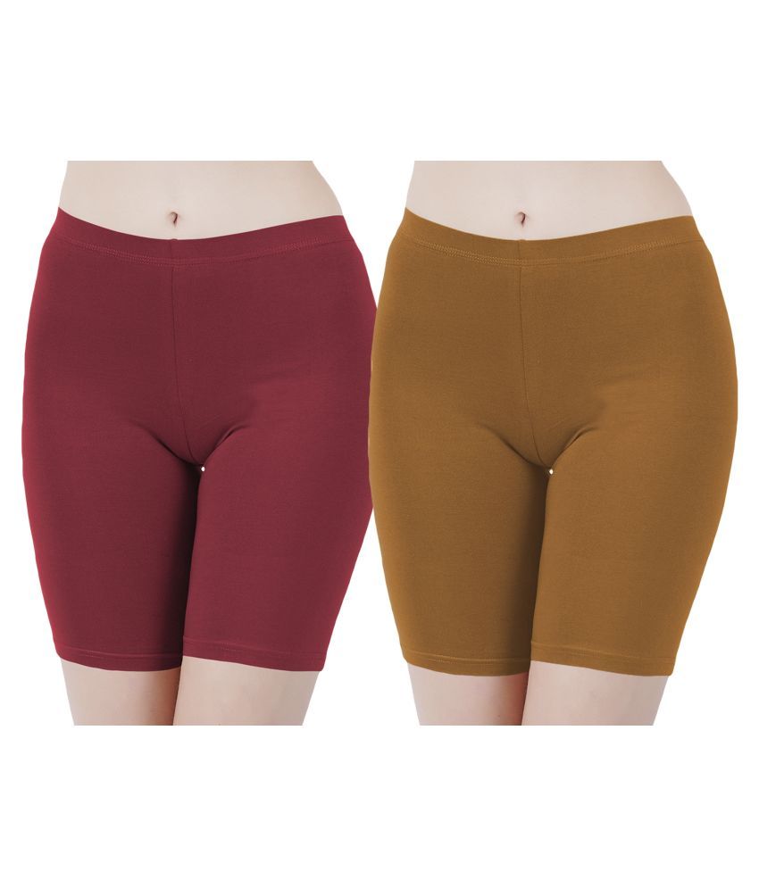     			Buy That Trendz Cotton Hot Pants - Maroon