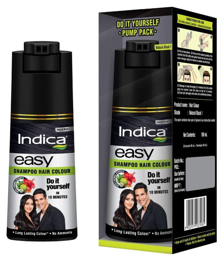 Indica Semi Permanent Hair Color Black 180 g: Buy Indica Semi Permanent Hair  Color Black 180 g at Best Prices in India - Snapdeal