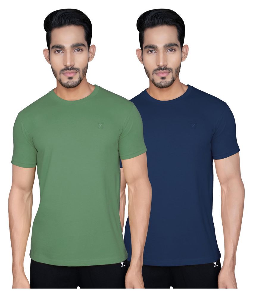     			XYXX Pack of 2 Cotton Regular Fit Men's T-Shirt ( Multicolor )