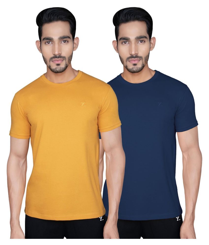     			XYXX Pack of 2 Cotton Regular Fit Men's T-Shirt ( Multicolor )