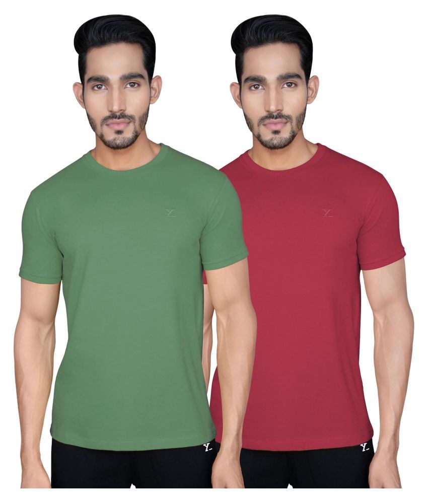     			XYXX Pack of 2 Cotton Regular Fit Men's T-Shirt ( Multicolor )