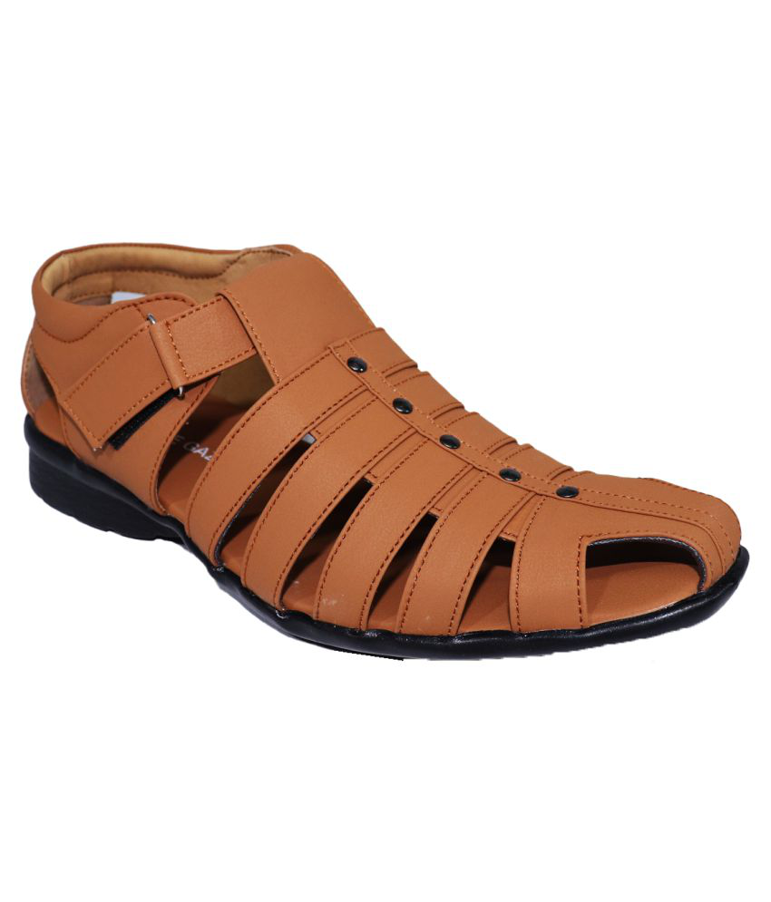     			RAGE GAZE - Tan  Men's Sandals