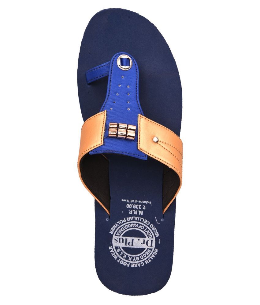 Dr Plus Blue Slippers Price in India- Buy Dr Plus Blue Slippers Online at Snapdeal