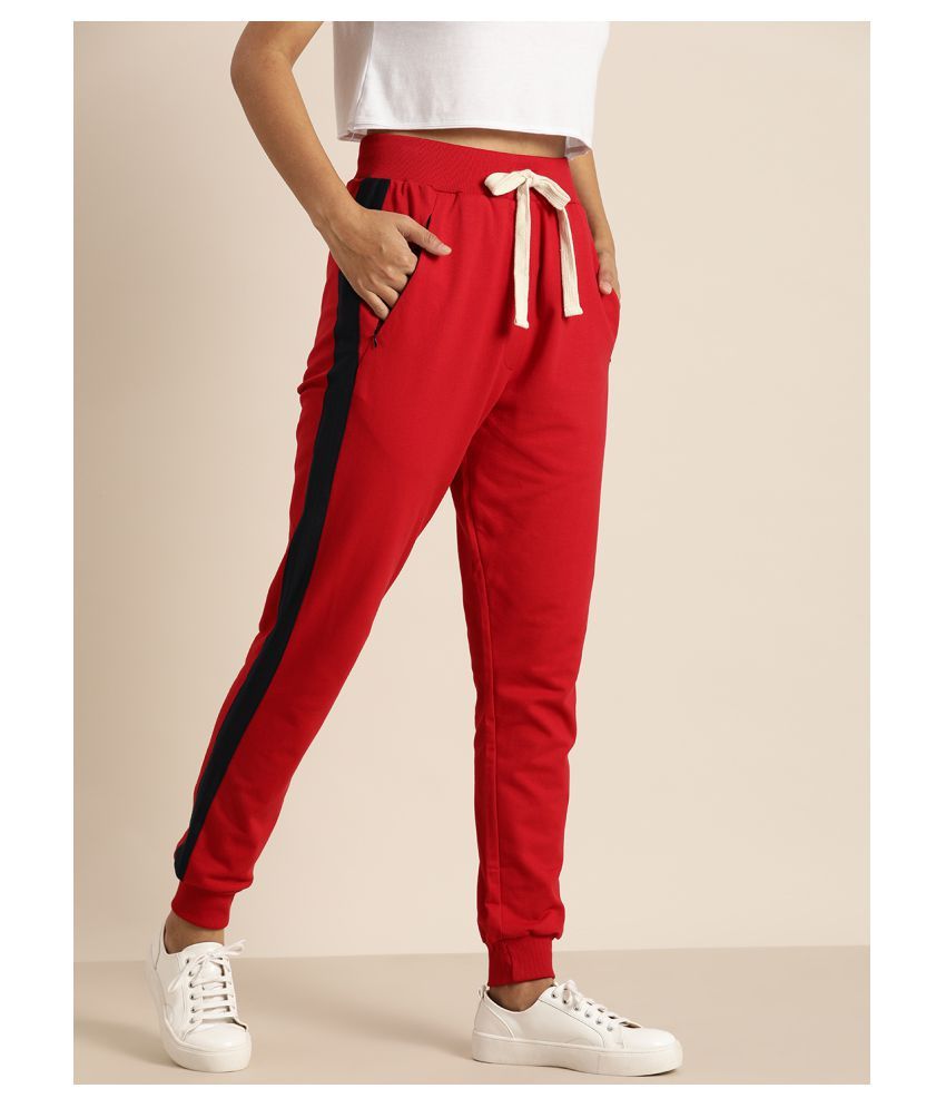     			Dillinger Red Cotton Joggers