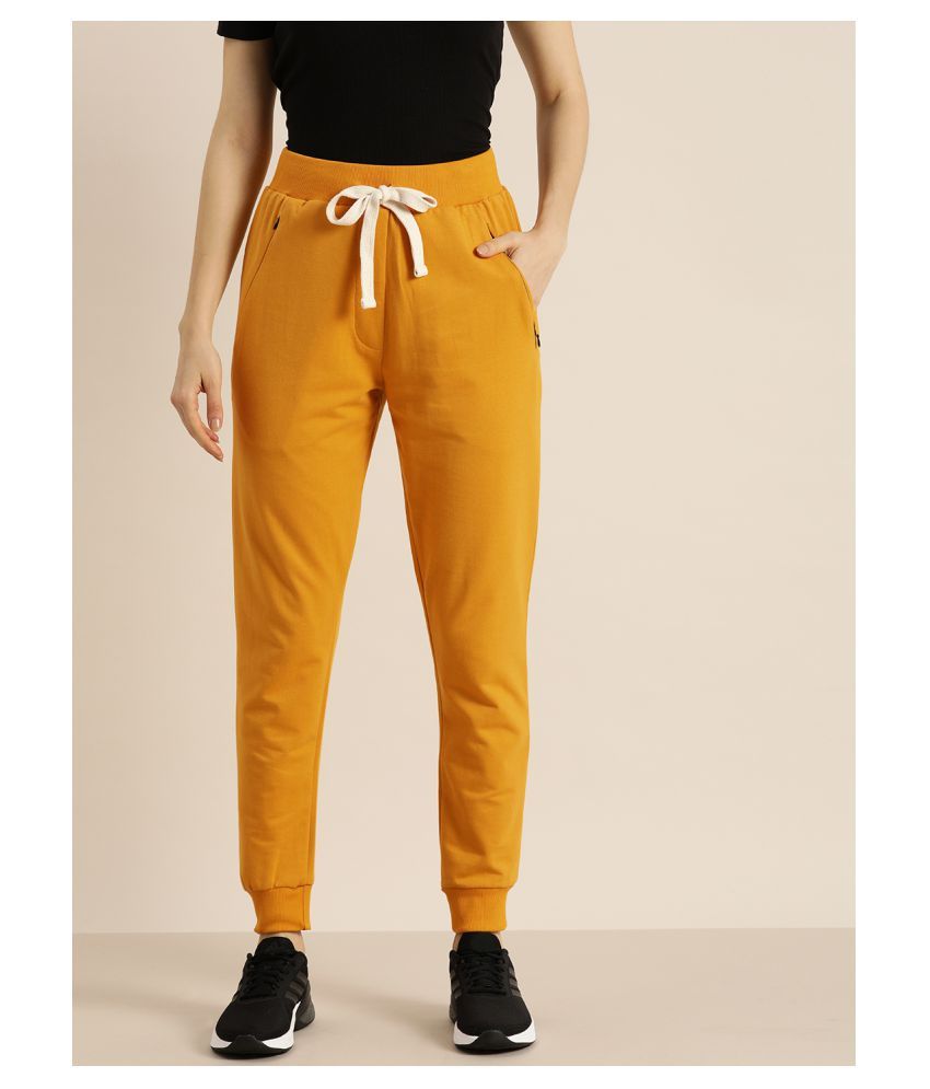     			Dillinger Yellow Cotton Joggers