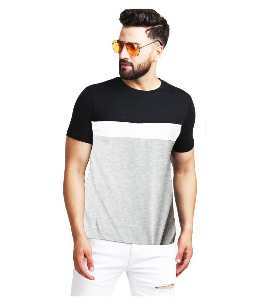     			Leotude - Black Cotton Regular Fit Men's T-Shirt ( Pack of 1 )