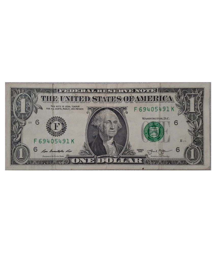     			Hop n Shop - The United States of America One Dollar Bill 1 Paper currency & Bank notes