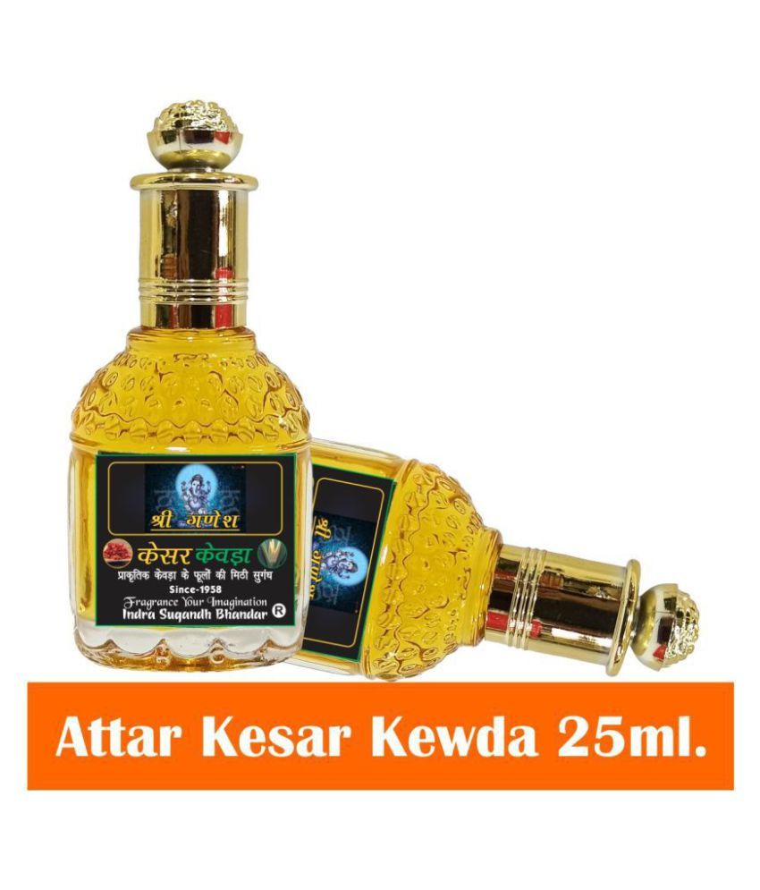     			INDRA SUGANDH BHANDAR - Kesar Kewda Attar For Men & Women 25ml Pack Of 1