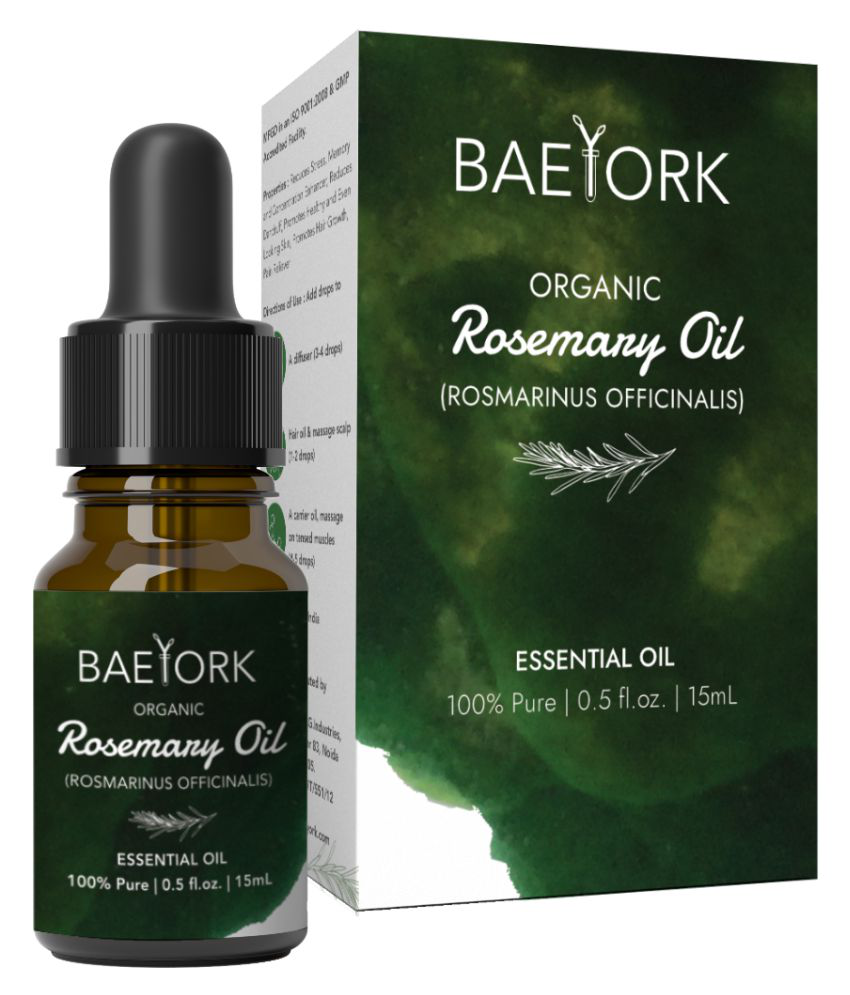     			Baeyork Organic Rosemary Essential Oil 15 mL