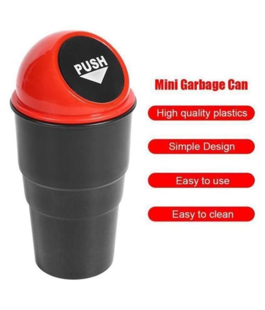 Buy Car Mini Garbage Can Automobile Trash Can Vehicle Dust Holder Bin