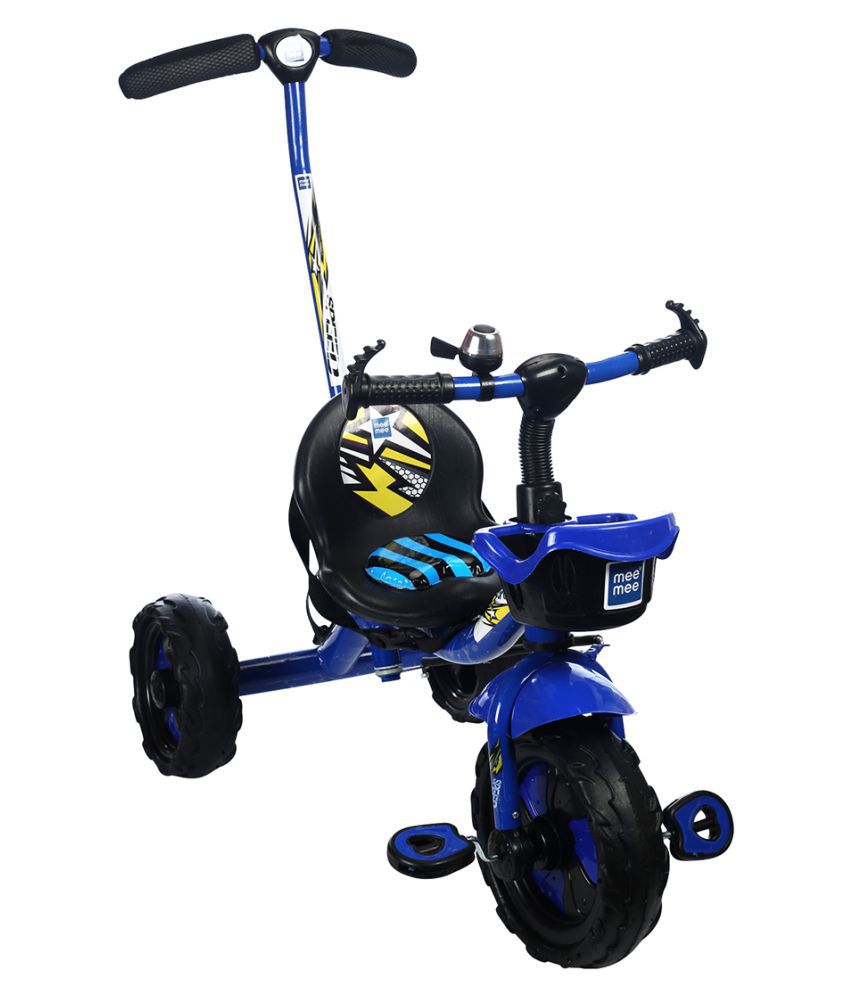     			Mee Mee Easy to Ride Baby Tricycle With Push Handle (Blue)