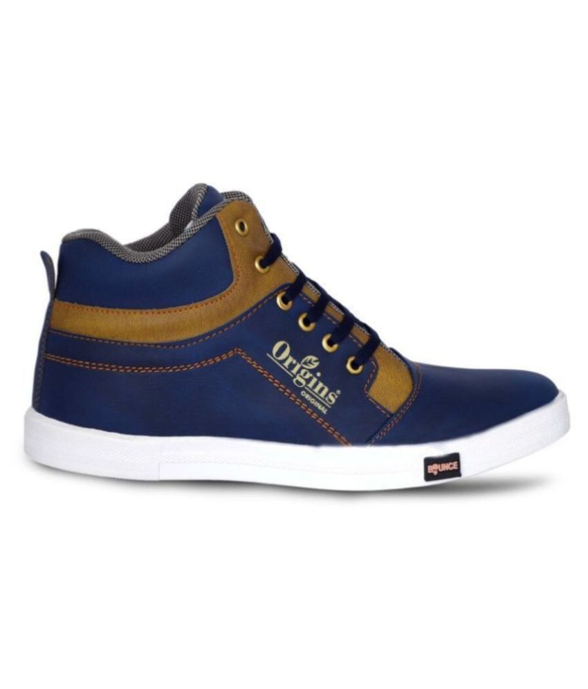 Buy Origins - Blue Men's Boat Shoes 