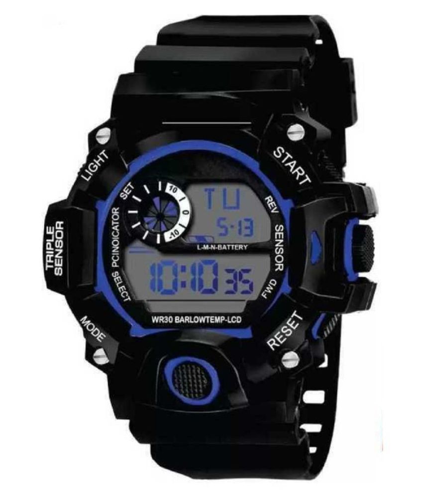 PANARS DIGITAL WATCH SPORTS WATCH BLUE DIAL FOR BOYS AND GIRLS