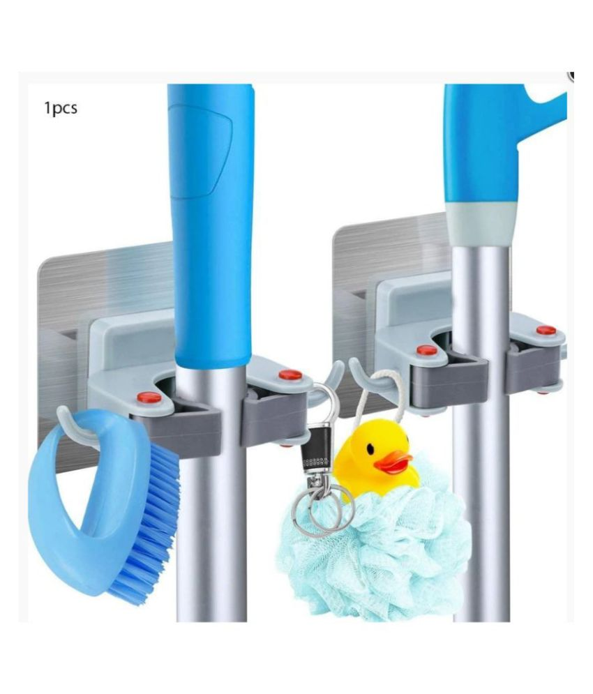 Wall Mounted Mop & Broom Hanger Holder (1Layer) Buy Wall Mounted Mop