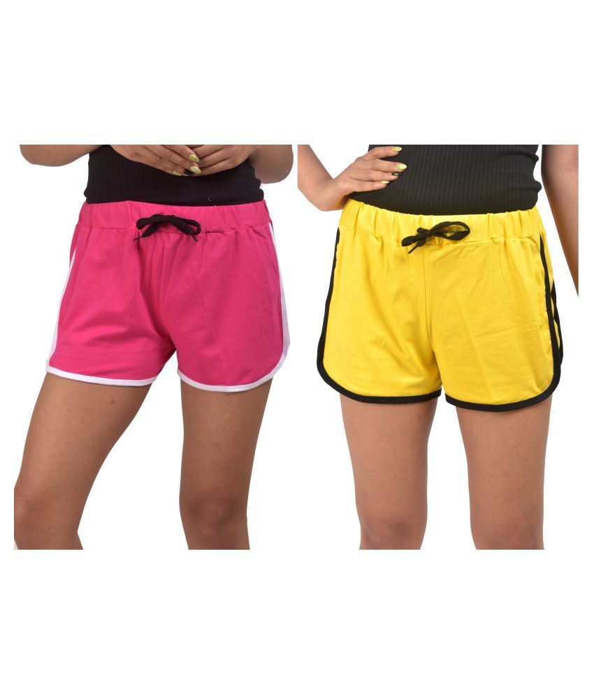     			powermerc Cotton Hot Pants - Multi Color