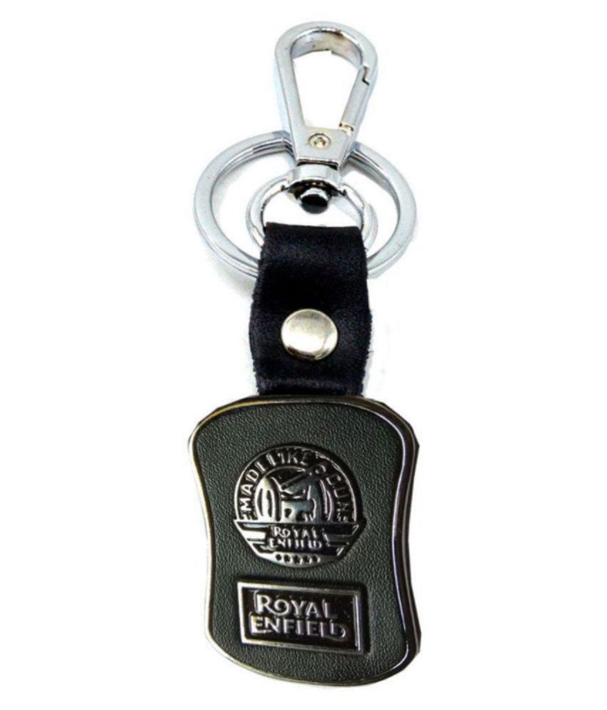     			Americ Style Royal Enfield Logo Metal Locking Key chain