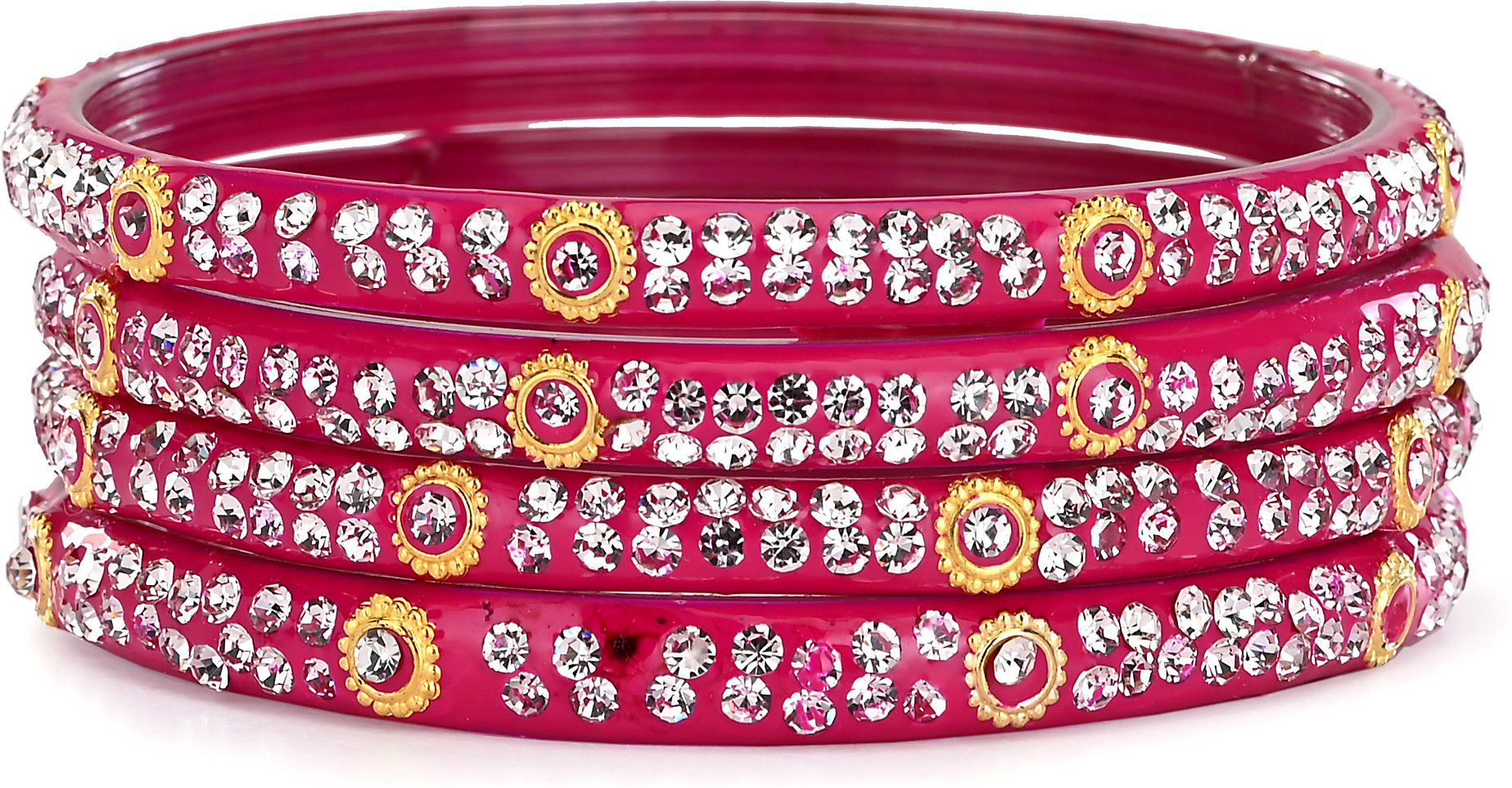     			Somil Designer Bridal Glass Bangle Set For Party Marriage, And Function, Ornamented, Colorful -S10_2.4