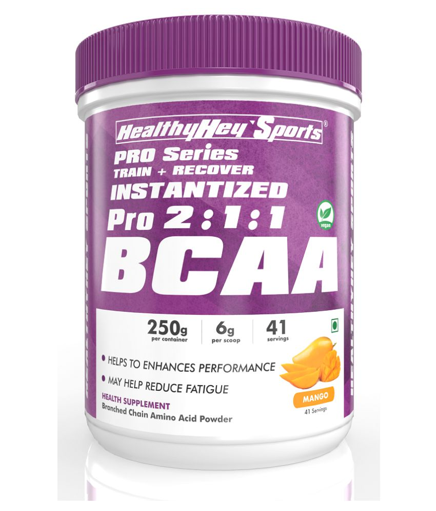 HEALTHYHEY NUTRITION BCAA Powder Instantized 211 41 servings Powder