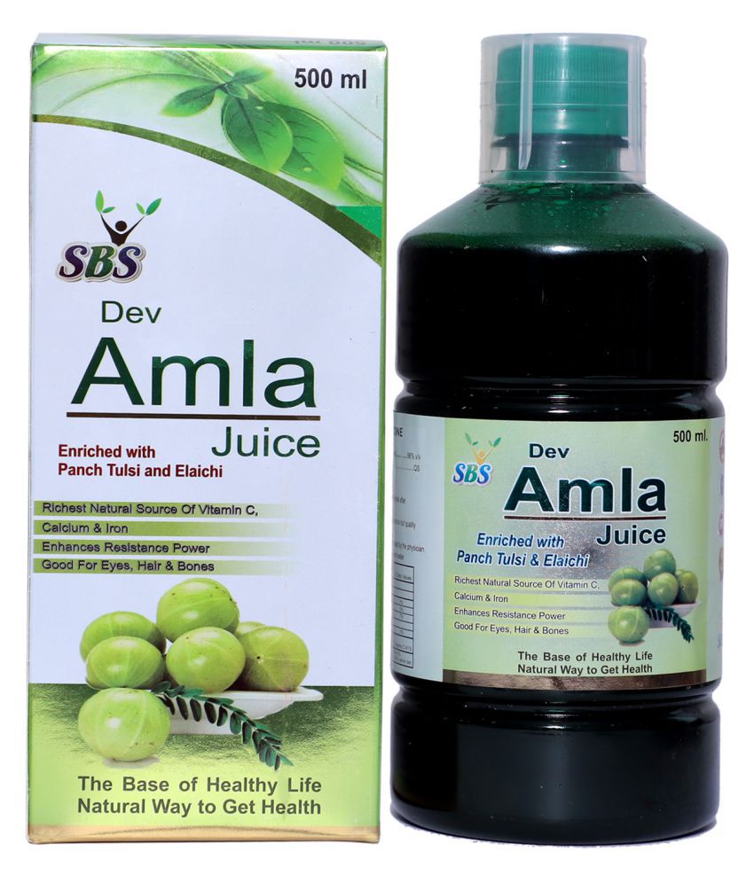 SBS Amla Juice Liquid 500 ml Pack Of 1: Buy SBS Amla Juice Liquid 500 ml  Pack Of 1 at Best Prices in India - Snapdeal