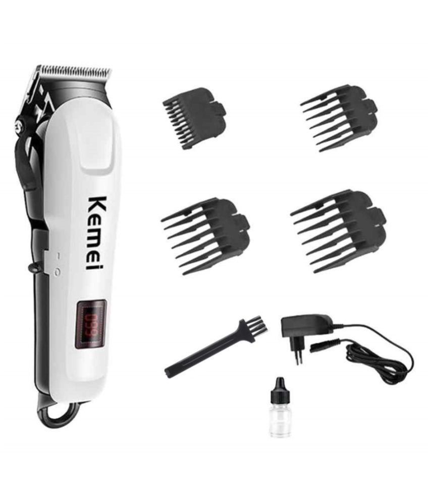 Kemei 809A Professional Rechargeable Clipper Runtime: 120 min ( White )