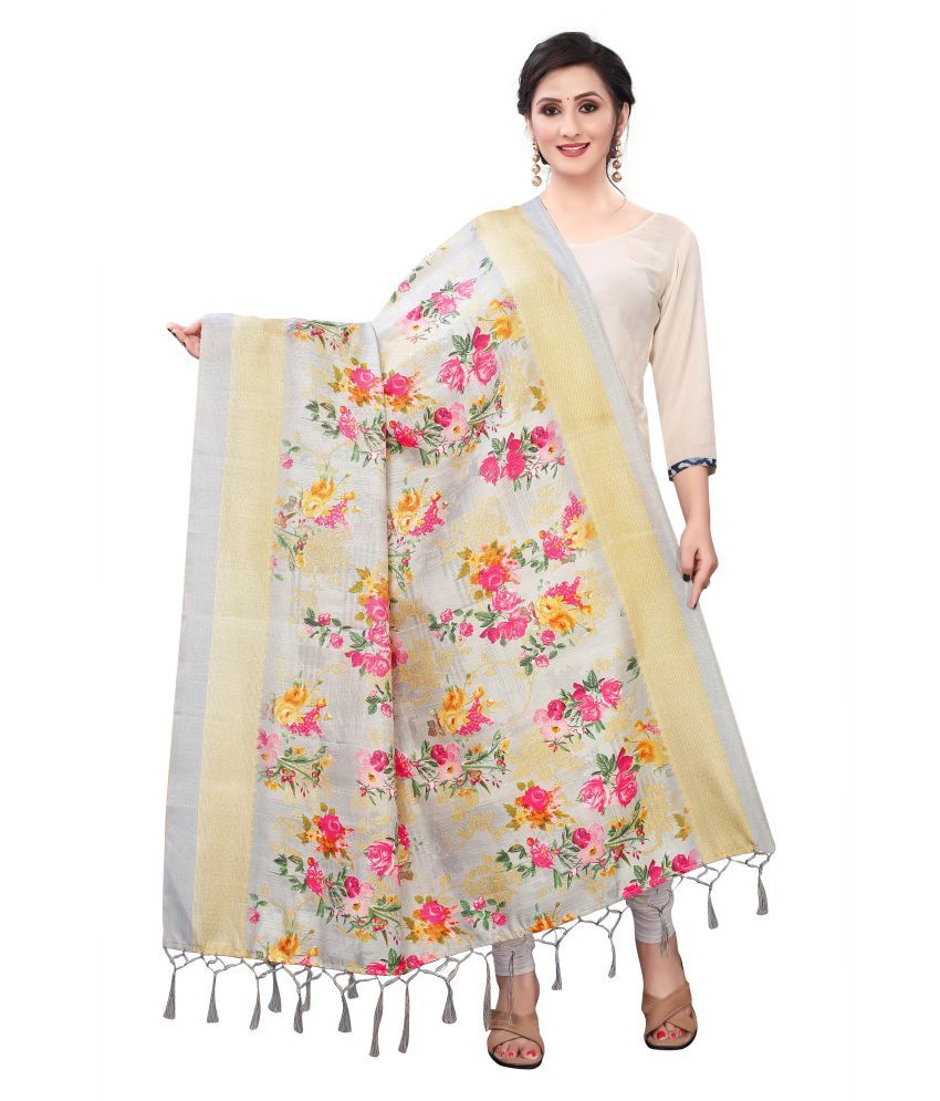 floral dupatta for haldi