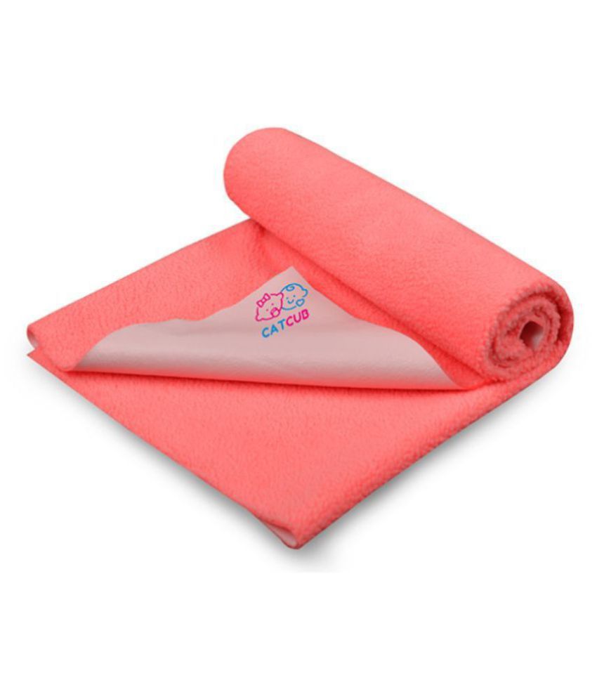 CATCUB Pink Laminated Waterproof Sheet ( 70 cm × 50 cm - 1 pcs )
