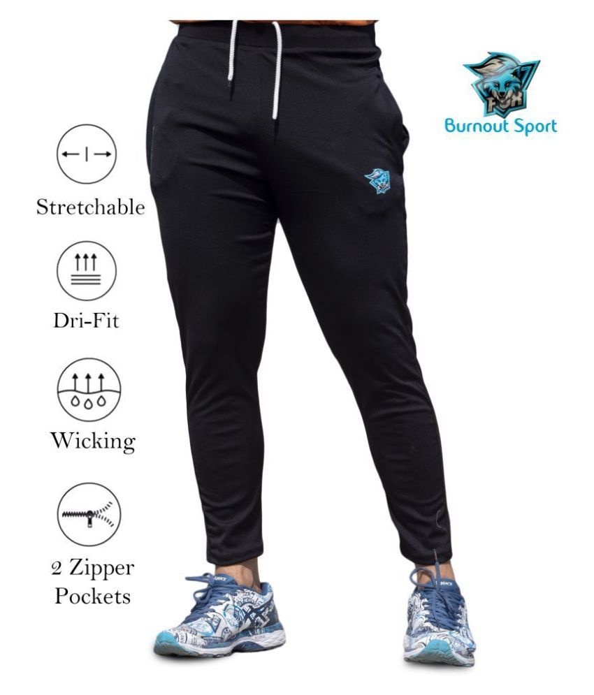 polyester lycra track pants