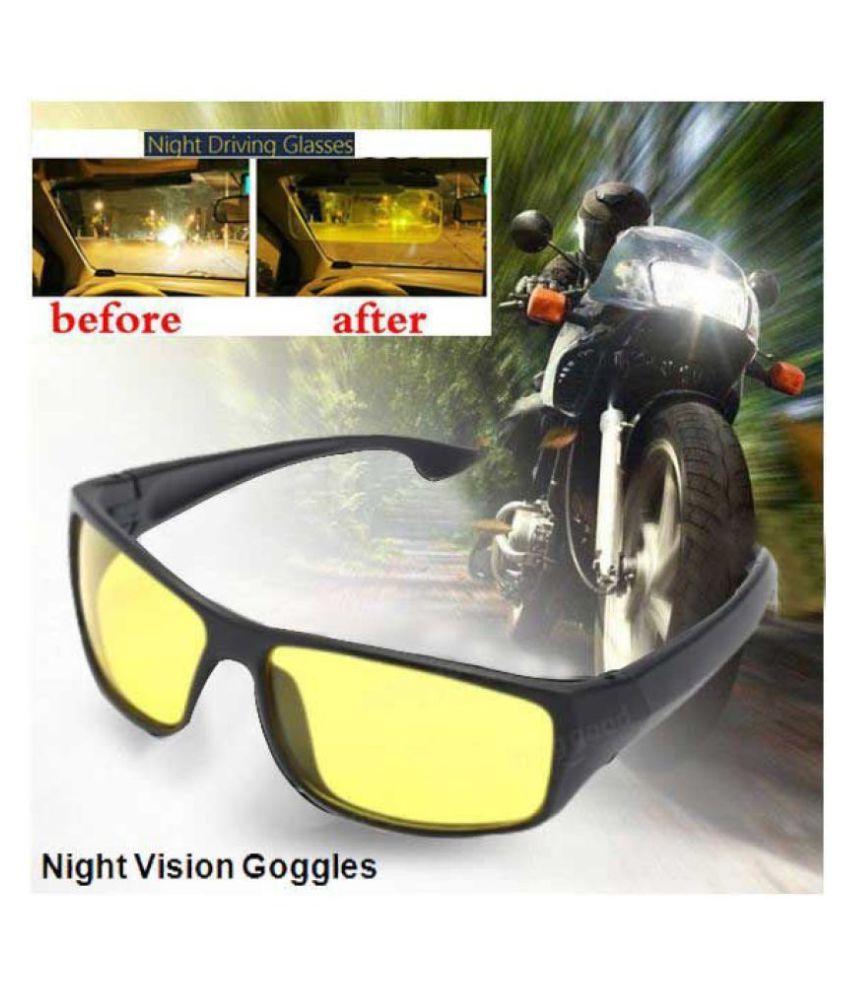     			Night Drive Best Quality Vision Glasses In Best Price For Bike/Car/Motorcycle-- Set of 1 Pcs