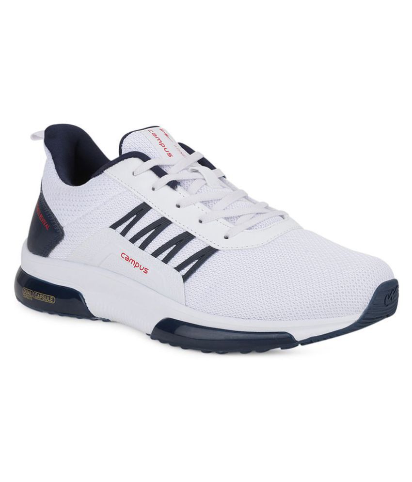     			Campus BRAZIL PRO White  Men's Sports Running Shoes