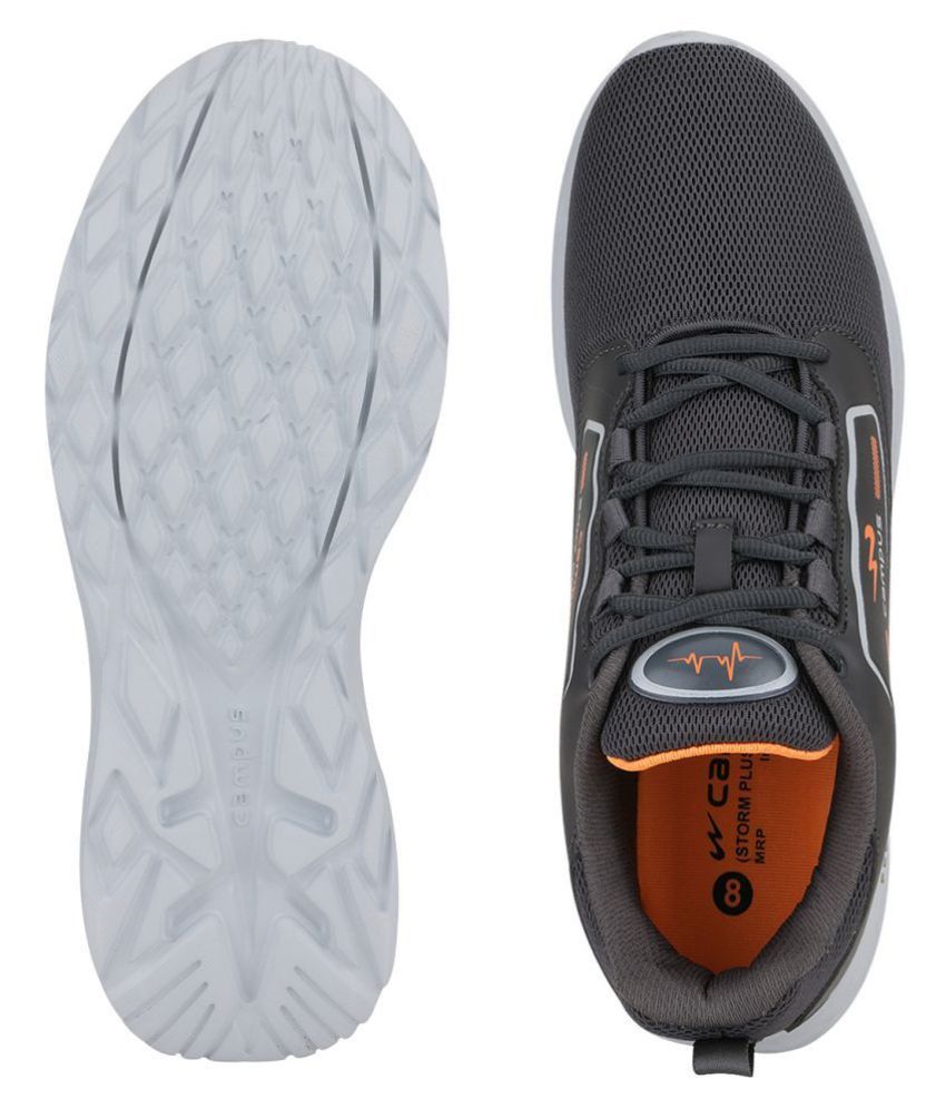Buy Campus STROM PRO Grey Men's Sports 