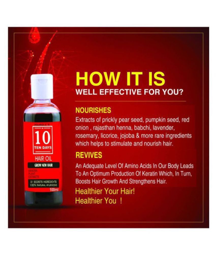 Hairole 10 Days Hair Oil For Men & Women 100 mL: Buy Hairole 10 Days Hair  Oil For Men & Women 100 mL at Best Prices in India - Snapdeal