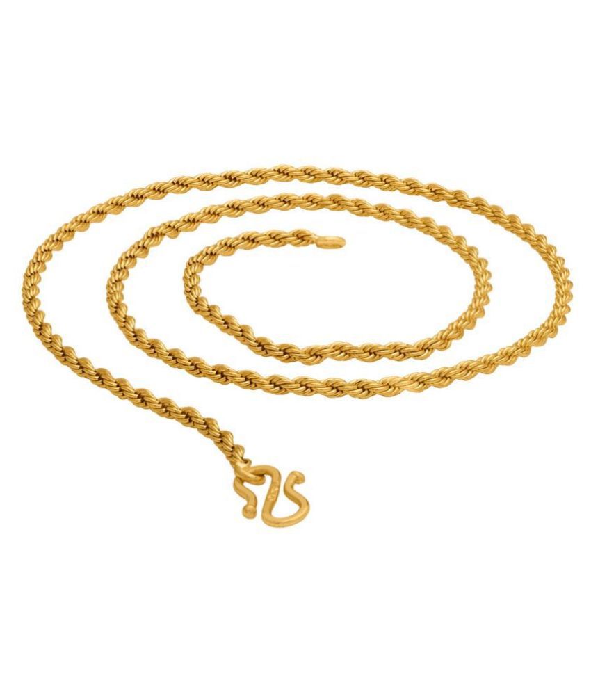     			shankhnaad gold plated rasi chain for men or women