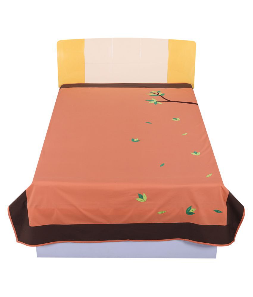     			Hugs'n'Rugs Cotton Single Bedsheet ( 250 cm x 150 cm )