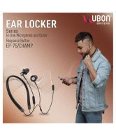 UBON EP 75  In Ear Wired Earphones With Mic Black