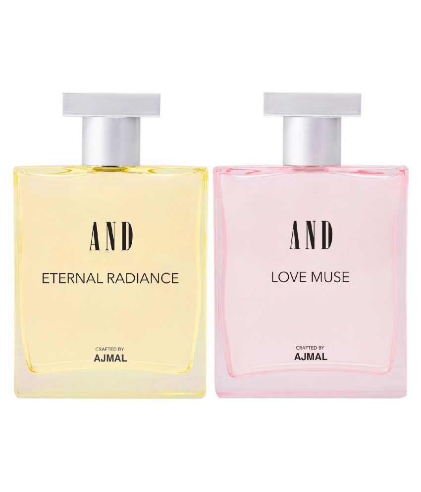     			AND Eternal Radiance & Love Muse Pack of 2 Eau De Parfum 50ML each for Women Crafted by Ajmal + 2 Parfum Testers