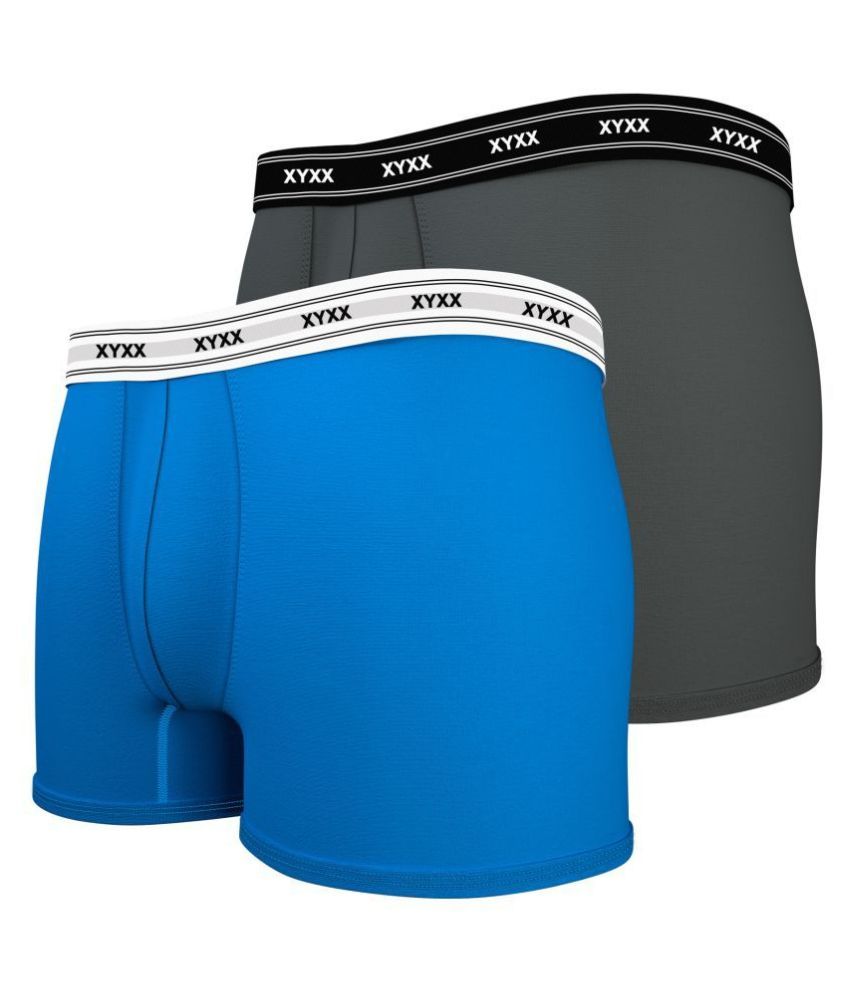     			XYXX Pack of 2 Cotton Blend Trunk For Men's ( Multi )