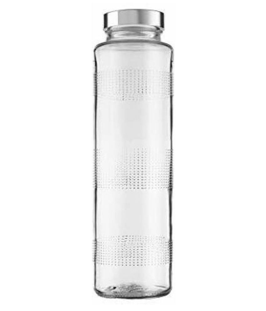     			Afast Glass Water Bottle, Transparent, Pack Of 1, 750 ml