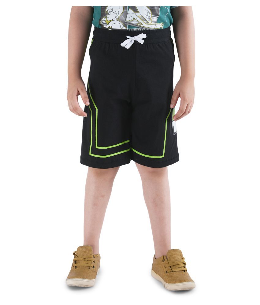 Ben 10 Kids Boys Black Bermuda - Buy Ben 10 Kids Boys Black Bermuda ...