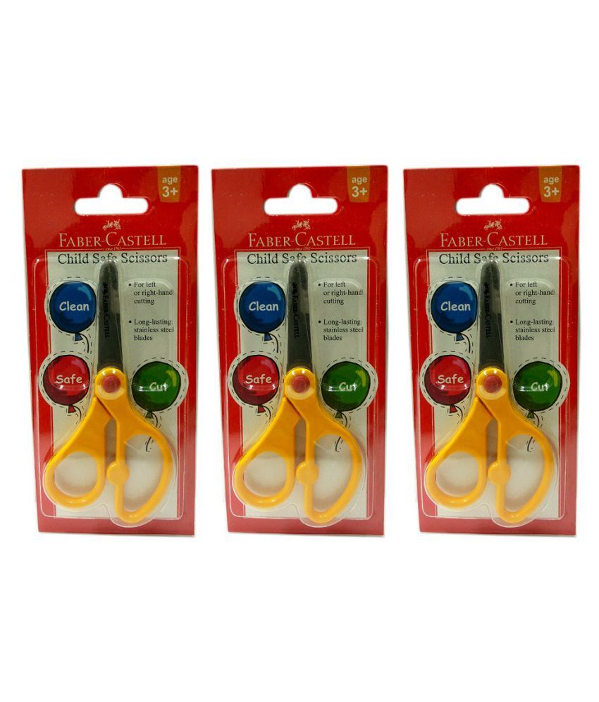     			FABER CASTELL CHILD SAFE SCISSORS  PACK OF 7