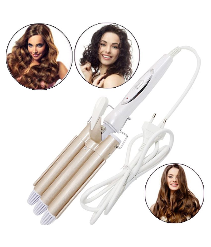     			Triple Barrel Hair Curler Irons Hair Wave Multi Casual Fashion Comb Multi Casual Fashion Comb