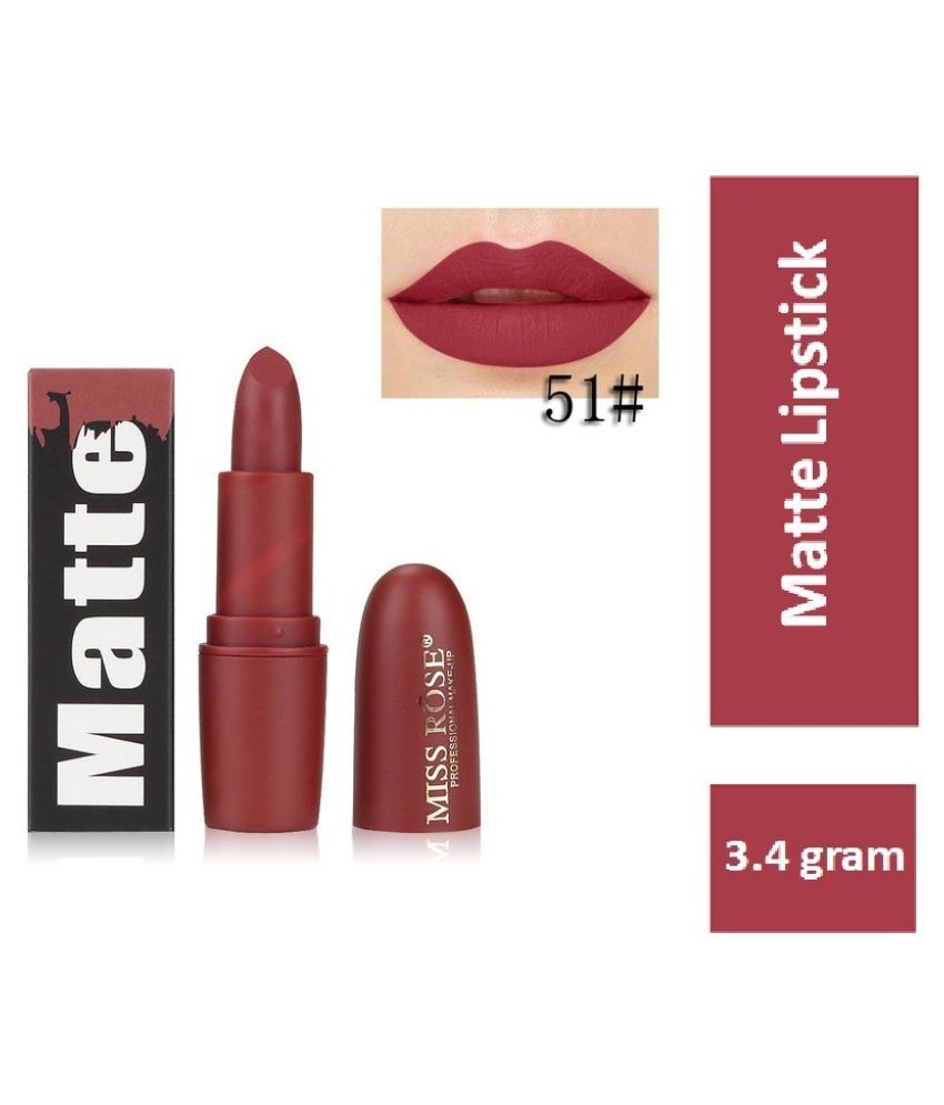     			Miss Rose Long Lasting Matte Lipstick Nude 3.4 g