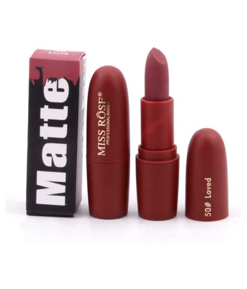     			Miss Rose Long Lasting Matte Lipstick Nude 10 g