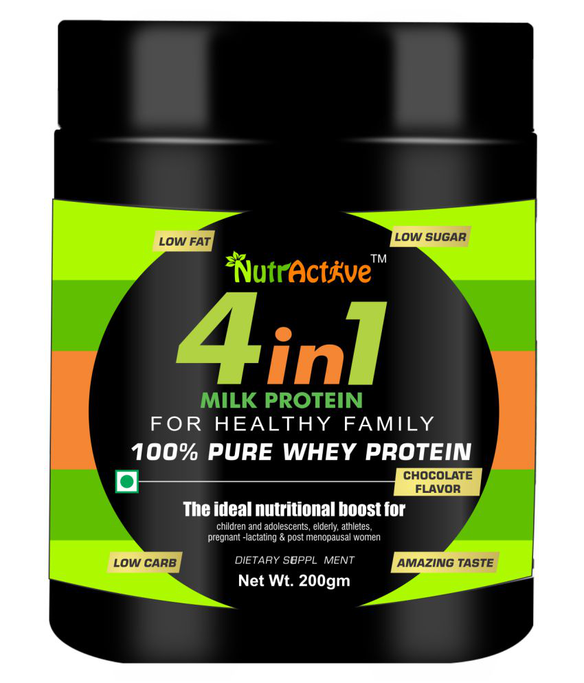     			NutrActive 4in1 Whey Protein (Isolate) Powder 200 gm