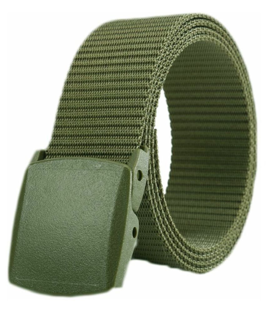     			Zoro Green Nylon Casual Belt