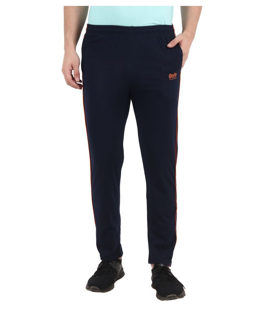 Miss Romina - Navy Cotton Men's Trackpants ( Pack of 1 )