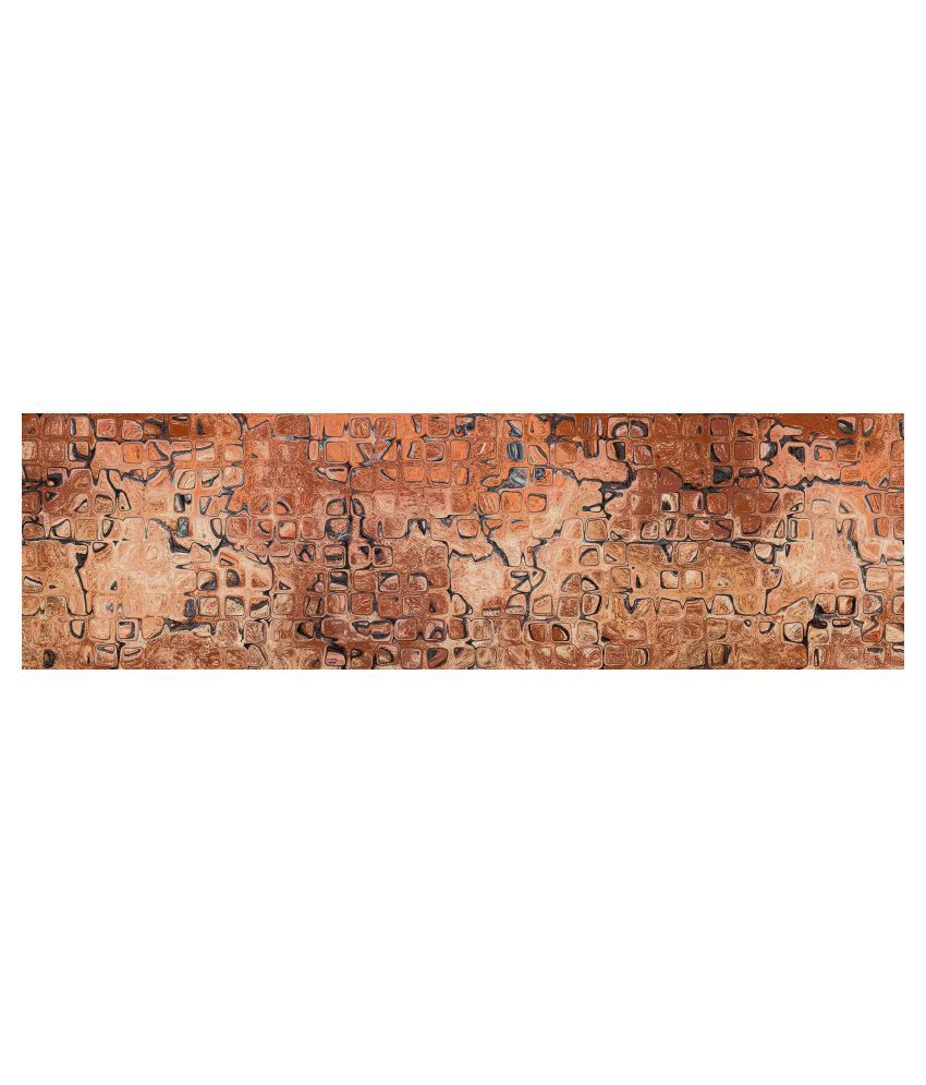     			WallDesign Natural Red Granite Stone - 8 cm W x 610 cm L Nature Sticker ( 610 x 8 cms )