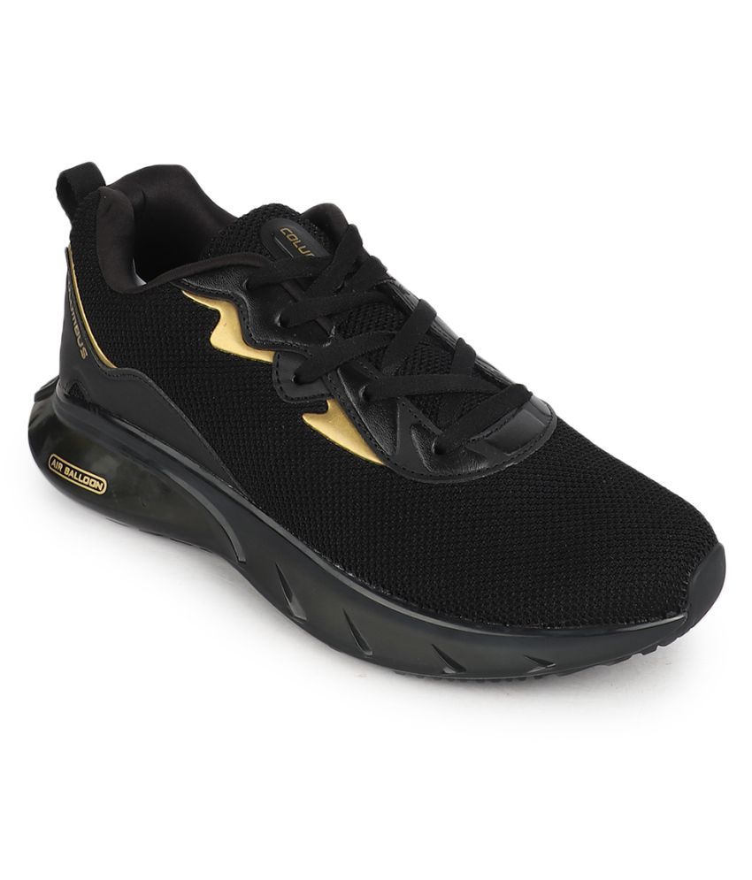 columbus black running shoes