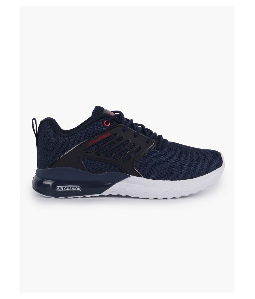     			Columbus  Navy  Men's Sports Running Shoes