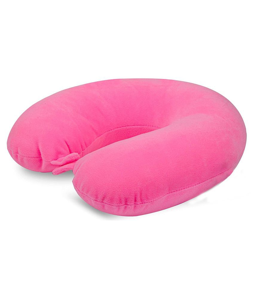     			JUZZII - Pink Neck Pillow ( Pack of 1 )