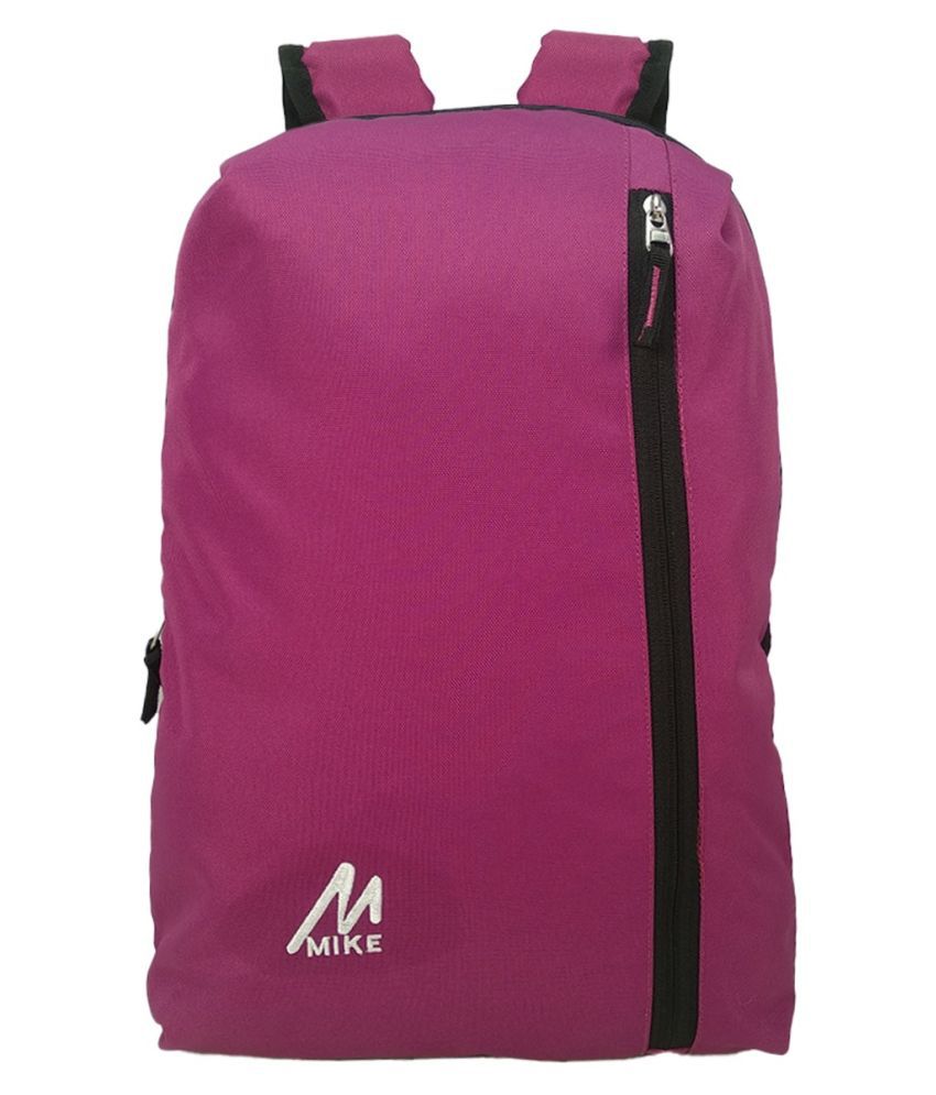     			MIKE 22 Ltrs Purple School Bag for Boys & Girls